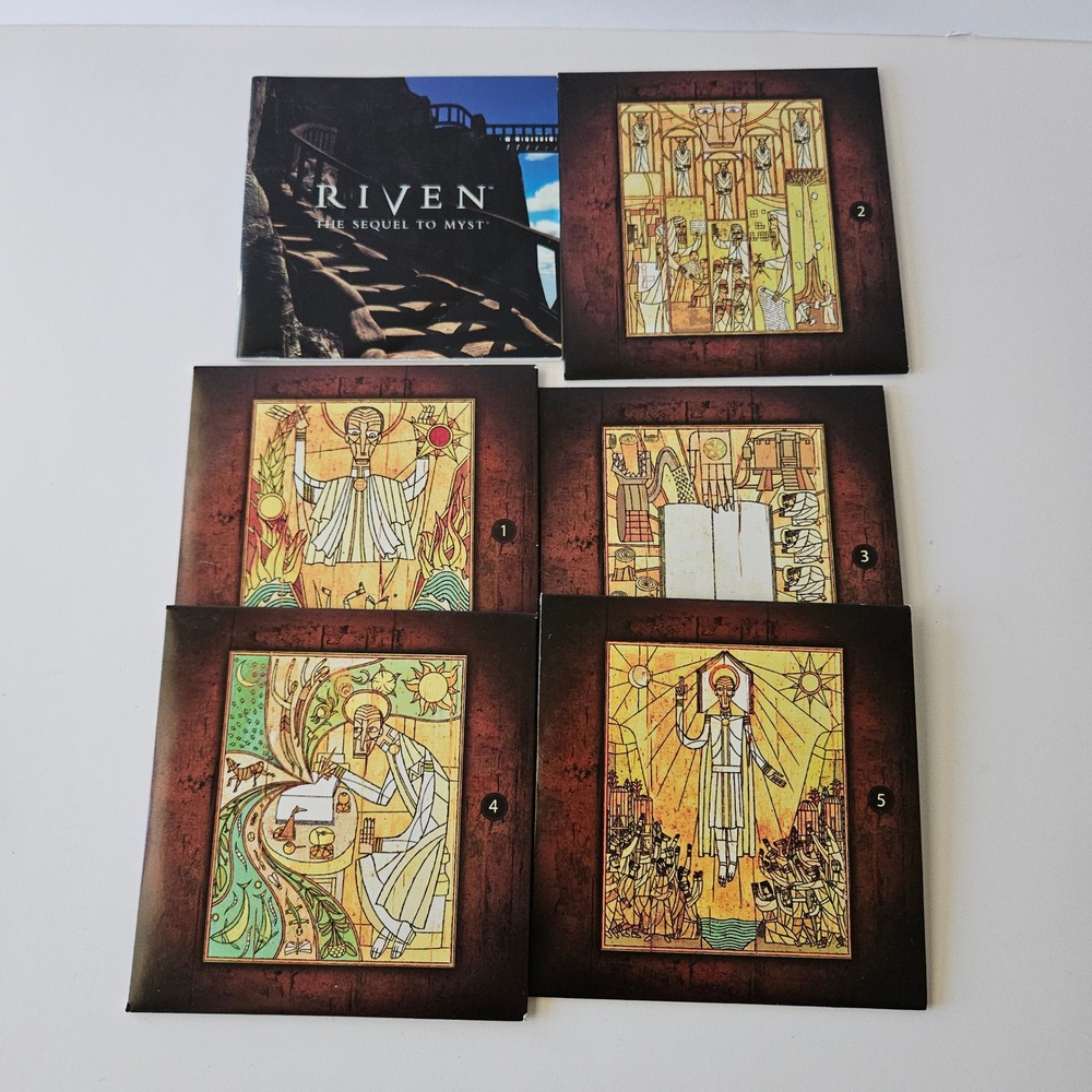 1997 Riven The Sequel to Myst Box Set PC CD ROM Video Game  - Windows